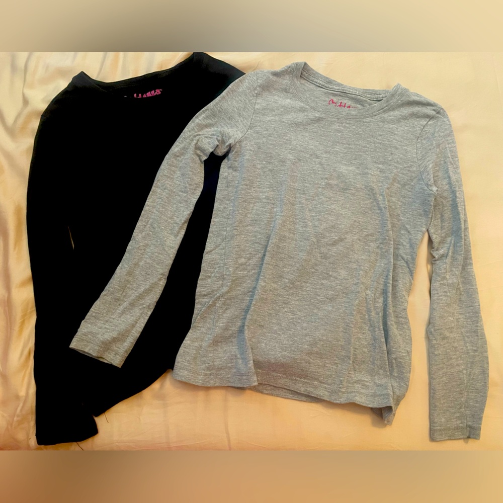 Back to basics! Gray and black shirts. Get ready for fall!